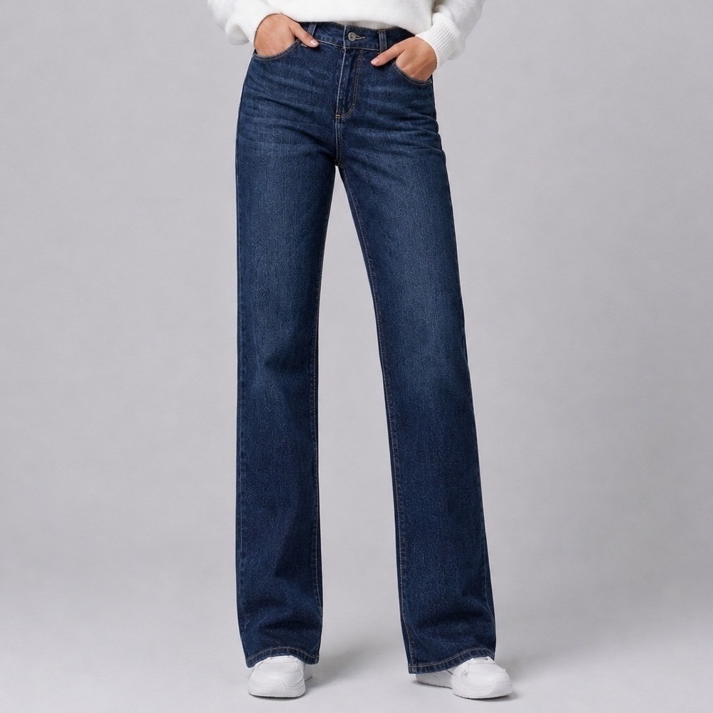 Paige Skyline Skinny Jeans Dark Indigo Wash Mid Rise Stretch Denim Size 30